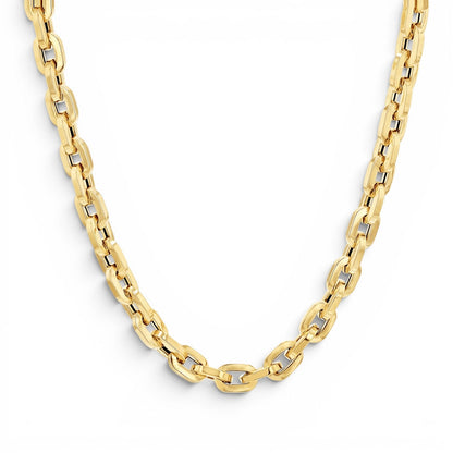 Chunky Box Chain Necklace - Lotus Diamond