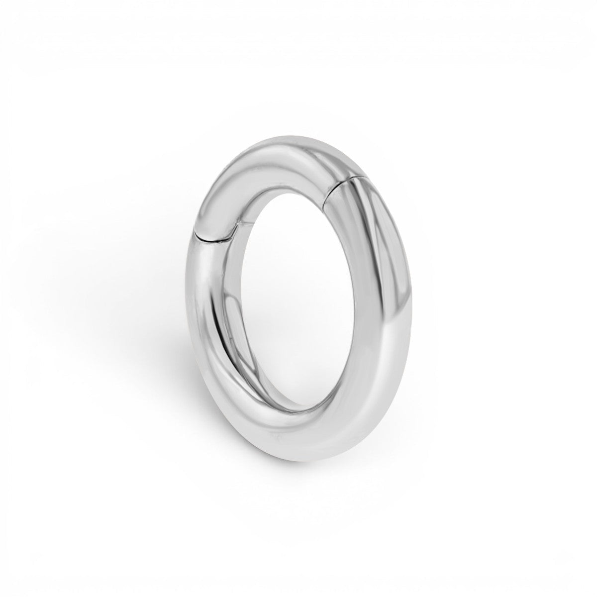 Chunky Round Charm Connector Clasp - Lotus Diamond