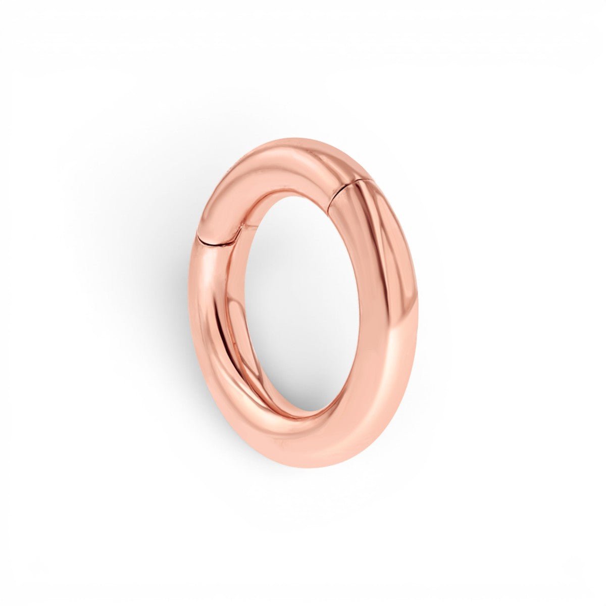 Chunky Round Charm Connector Clasp - Lotus Diamond
