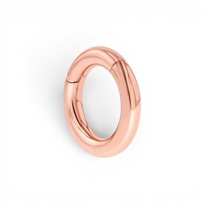 Chunky Round Charm Connector Clasp - Lotus Diamond
