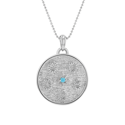 Circle of Life Diamond Multi Initial Necklace - Lotus Diamond