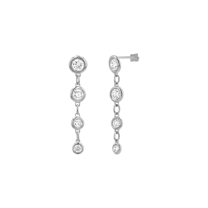 Classic Diamond Drop Earrings - Lotus Diamond
