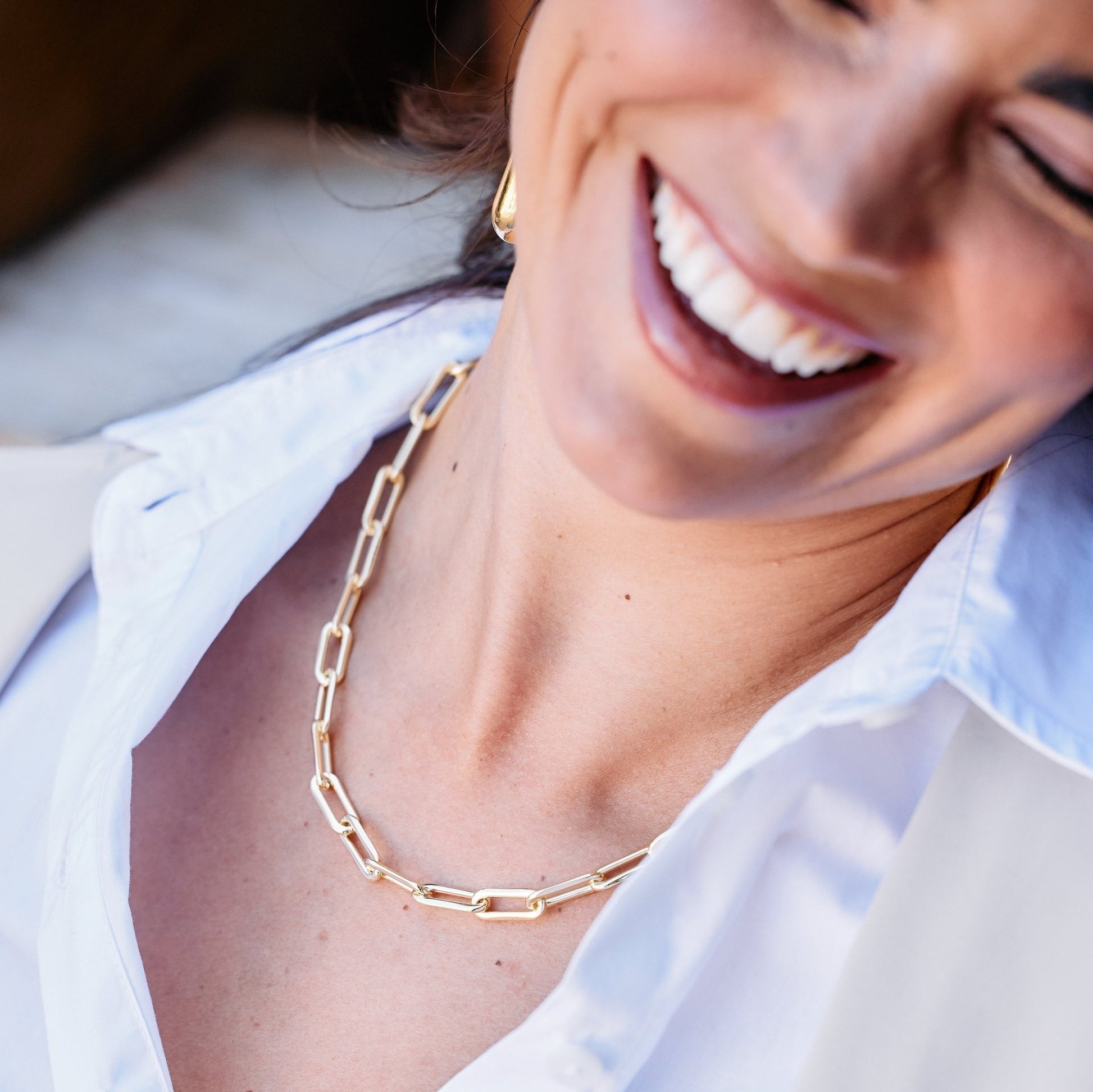 Colette XL Necklace - Lotus Diamond