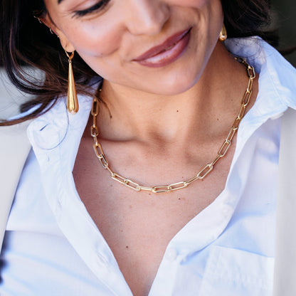 Colette XL Necklace - Lotus Diamond