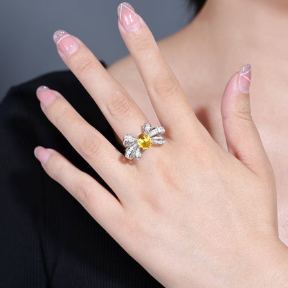 Collection level dual - use, human wealth - canary canary yellow sapphire - Lotus Diamond
