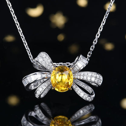 Collection level dual - use, human wealth - canary canary yellow sapphire - Lotus Diamond