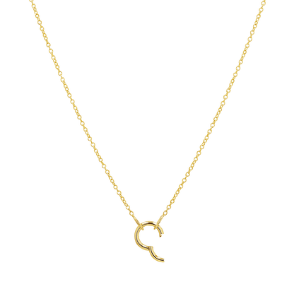 Connector Cable Chain Necklace - Lotus Diamond