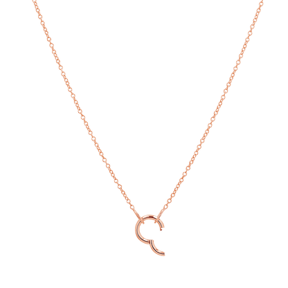 Connector Cable Chain Necklace - Lotus Diamond