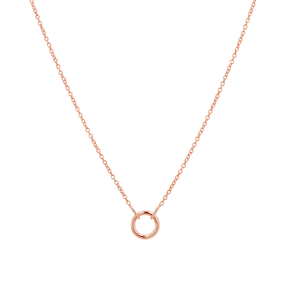 Connector Cable Chain Necklace - Lotus Diamond
