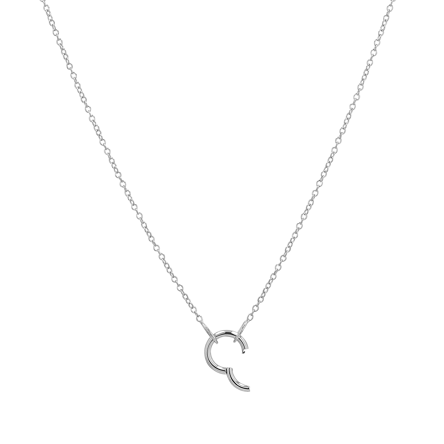 Connector Cable Chain Necklace - Lotus Diamond