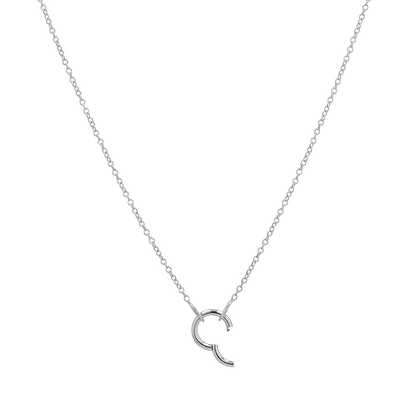 Connector Cable Chain Necklace - Lotus Diamond