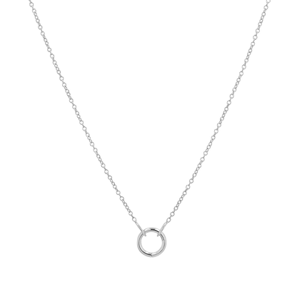 Connector Cable Chain Necklace - Lotus Diamond