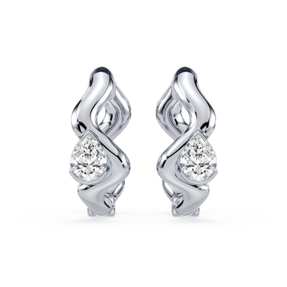 Coquette Lab Diamond Huggie - Lotus Diamond