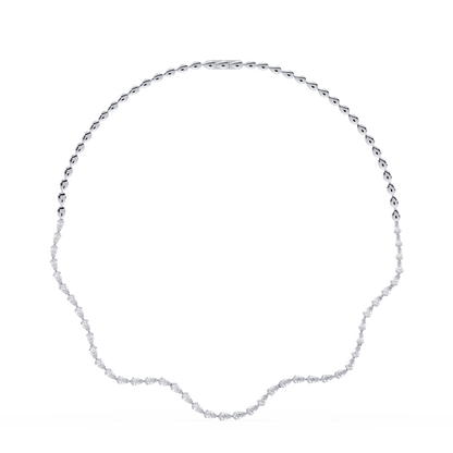Coquette Lab Diamond Tennis Necklace - Lotus Diamond