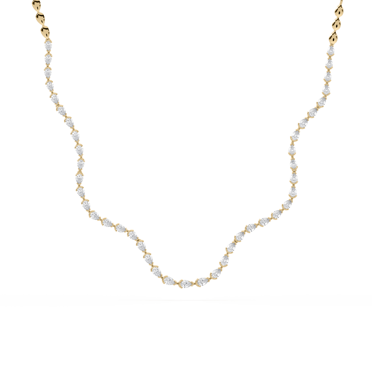 Coquette Lab Diamond Tennis Necklace - Lotus Diamond