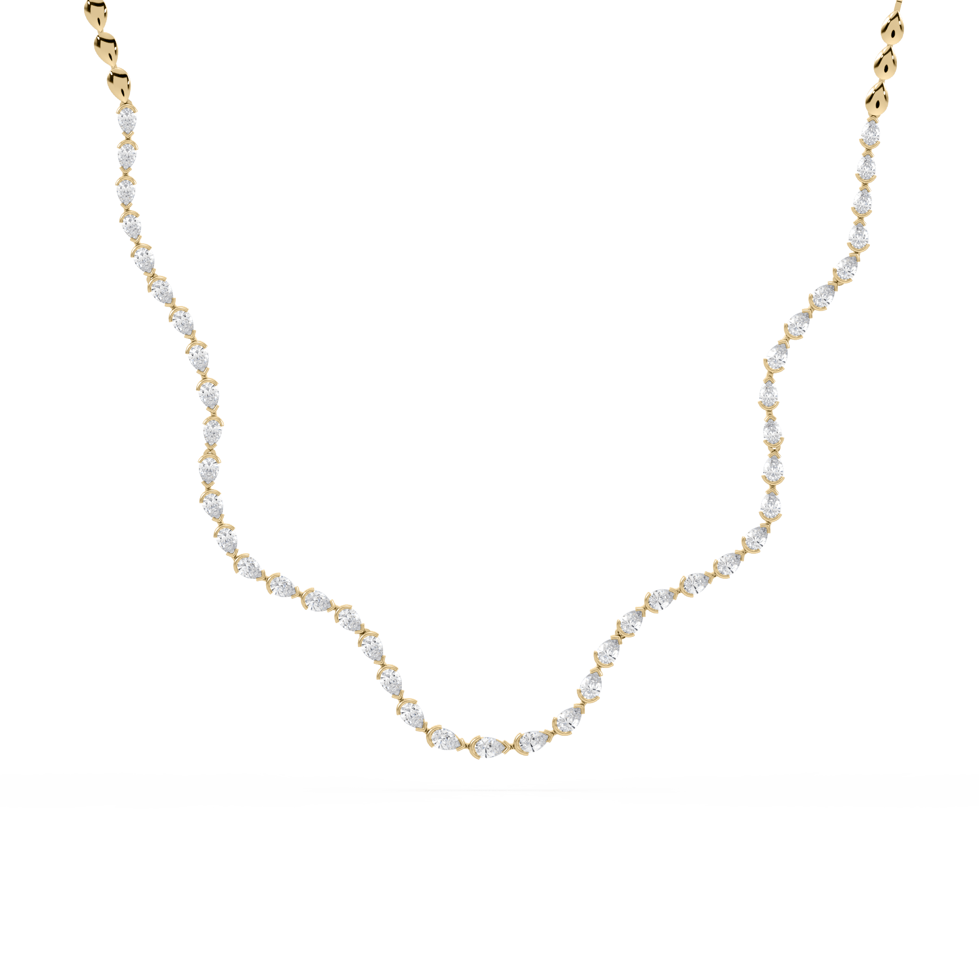 Coquette Lab Diamond Tennis Necklace - Lotus Diamond