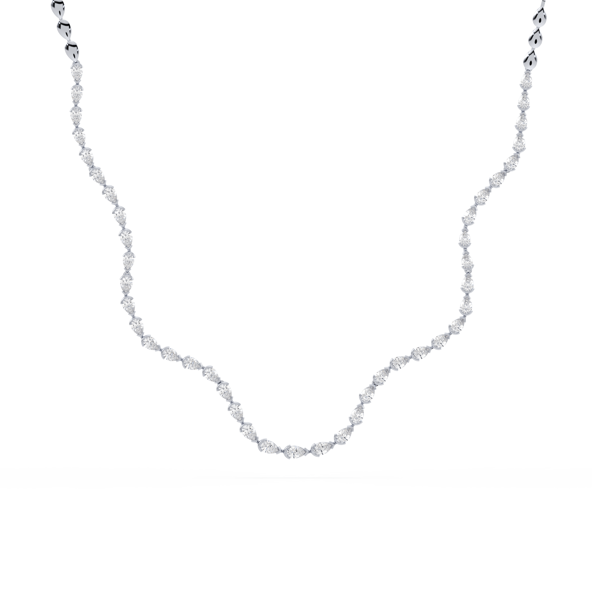 Coquette Lab Diamond Tennis Necklace - Lotus Diamond