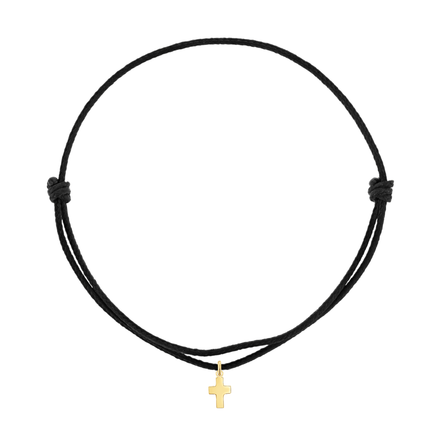 Cord Charm Bracelet - Lotus Diamond