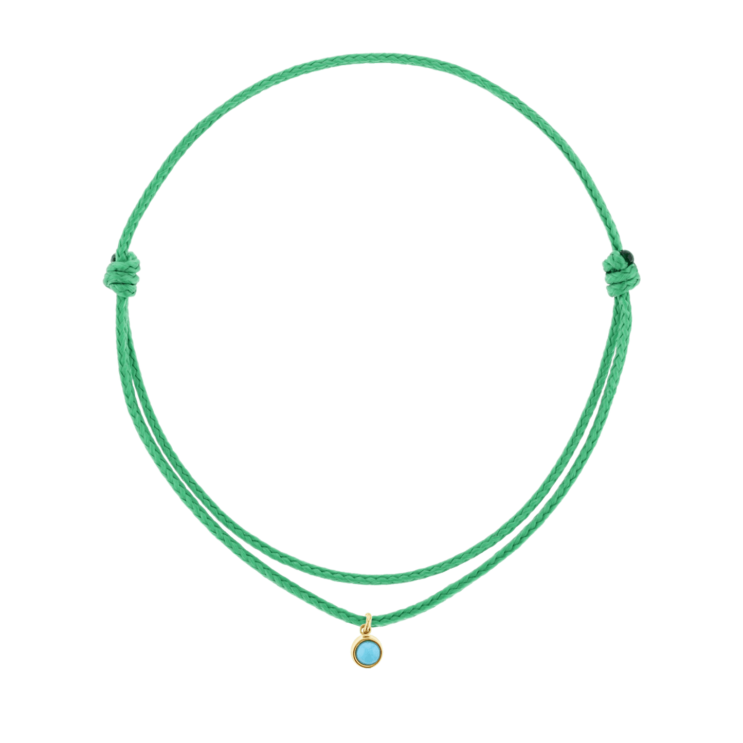 Cord Charm Bracelet - Lotus Diamond
