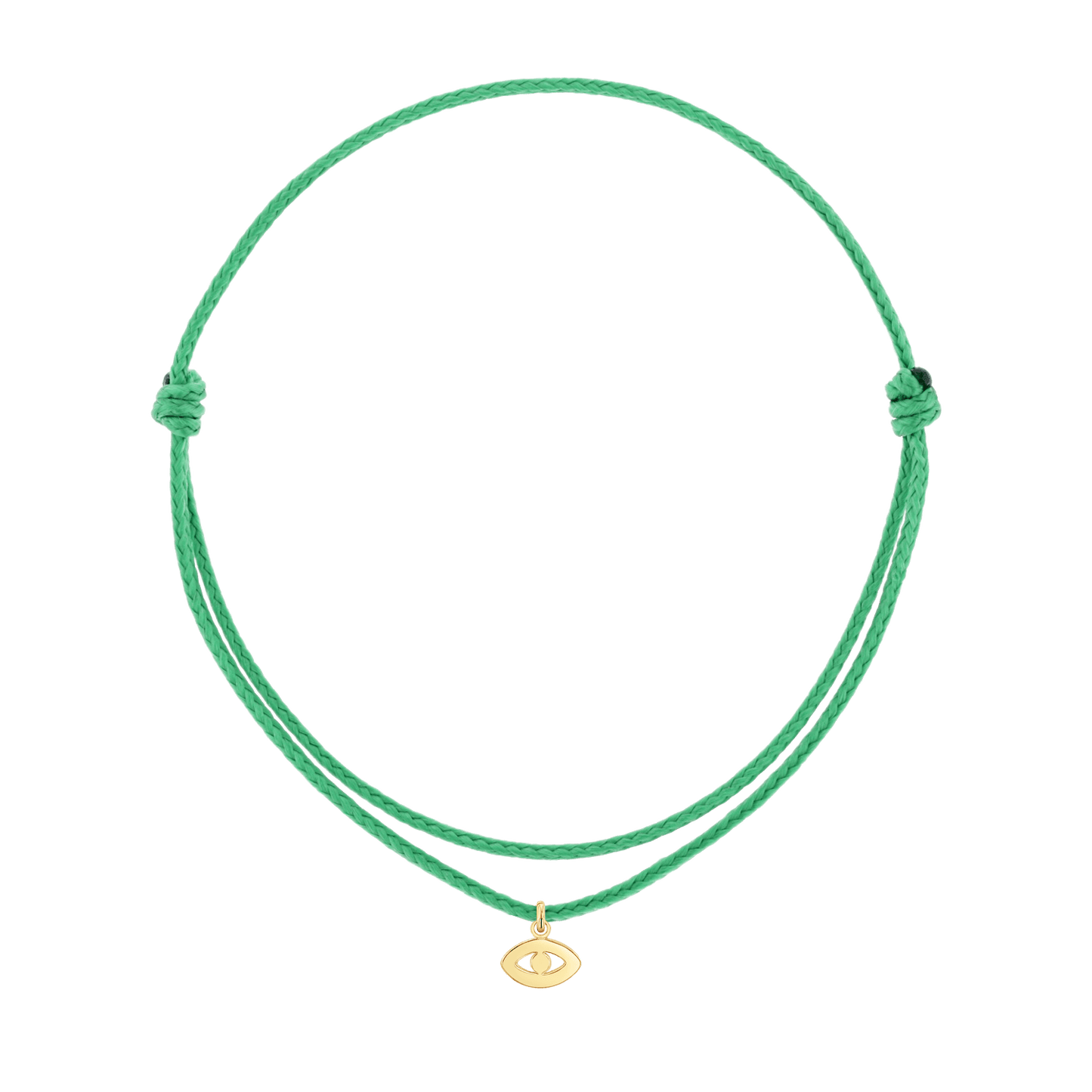 Cord Charm Bracelet - Lotus Diamond