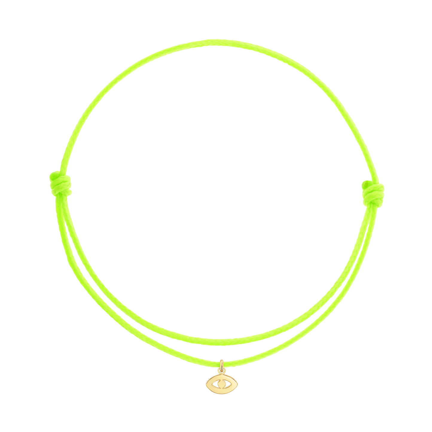 Cord Charm Bracelet - Lotus Diamond