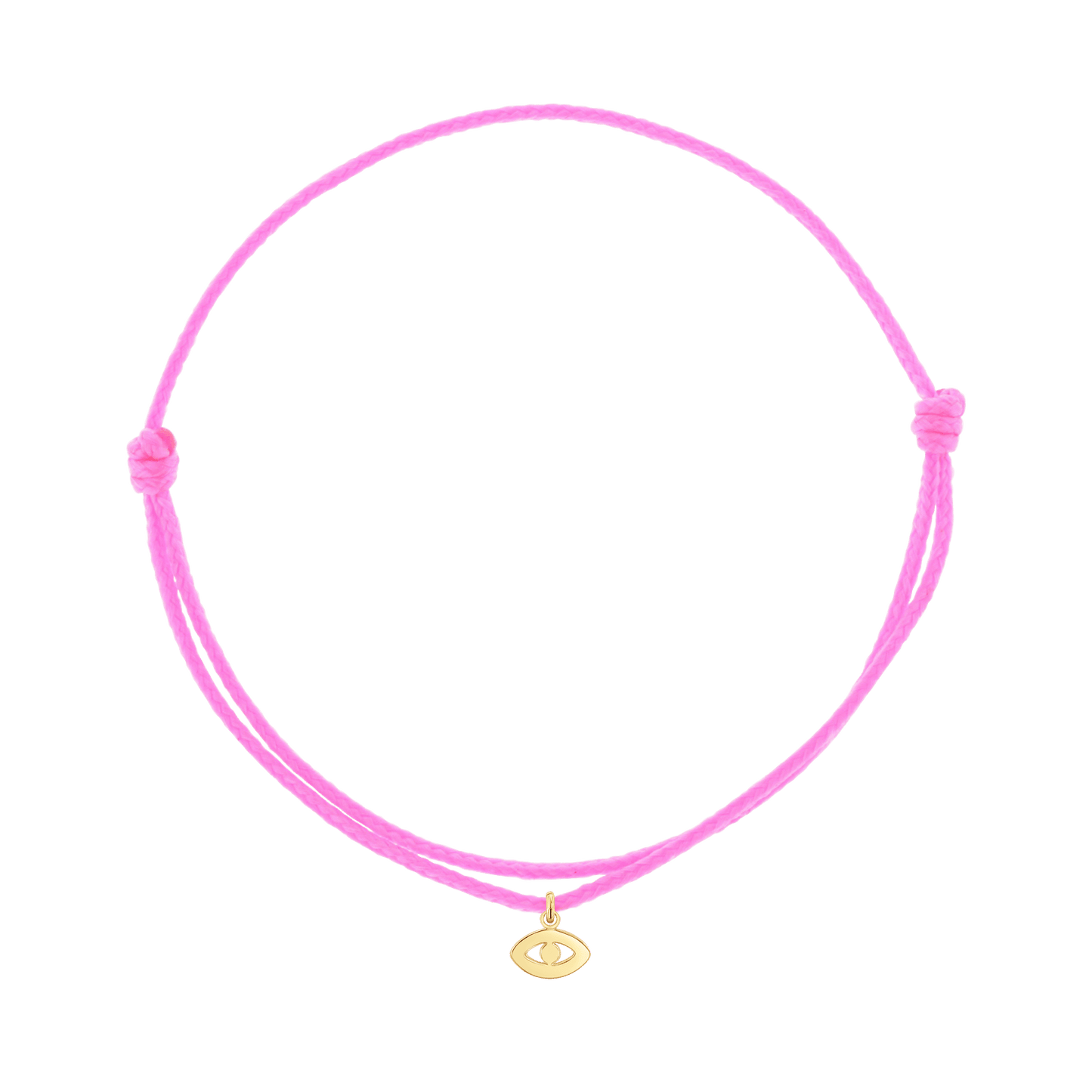 Cord Charm Bracelet - Lotus Diamond