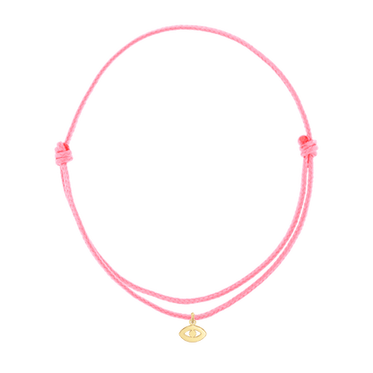 Cord Charm Bracelet - Lotus Diamond