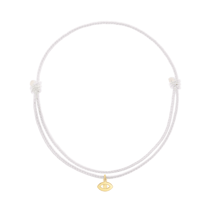 Cord Charm Bracelet - Lotus Diamond