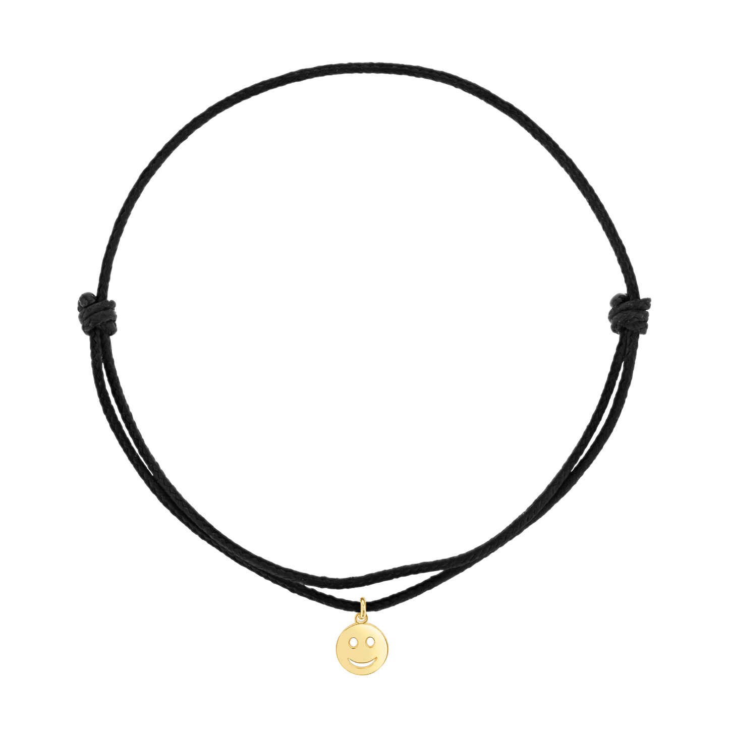 Cord Charm Bracelet - Lotus Diamond