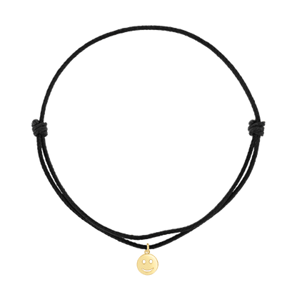 Cord Charm Bracelet - Lotus Diamond