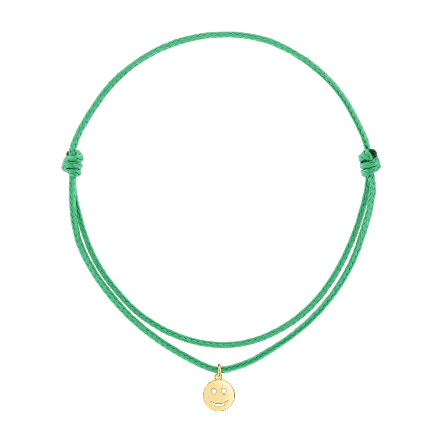 Cord Charm Bracelet - Lotus Diamond