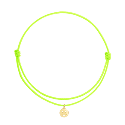 Cord Charm Bracelet - Lotus Diamond