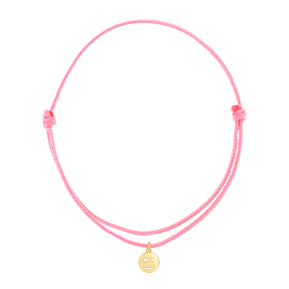 Cord Charm Bracelet - Lotus Diamond