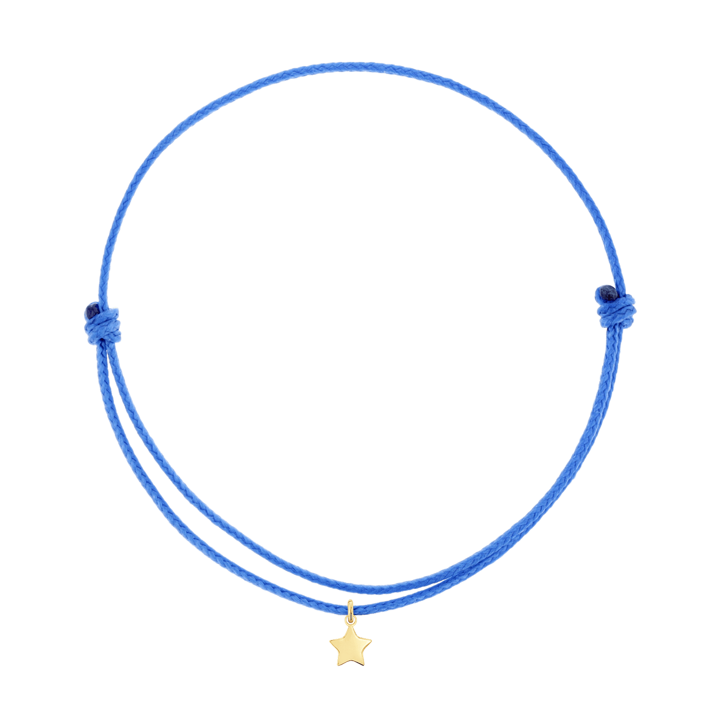 Cord Charm Bracelet - Lotus Diamond