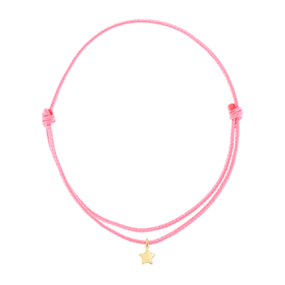 Cord Charm Bracelet - Lotus Diamond
