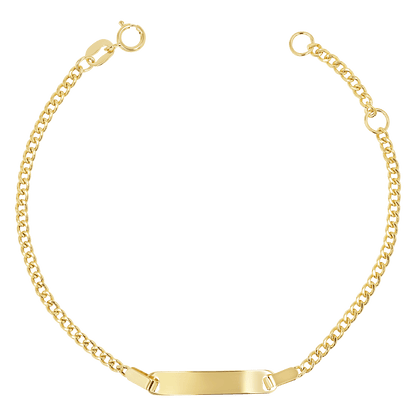Curb ID Bracelet - Lotus Diamond