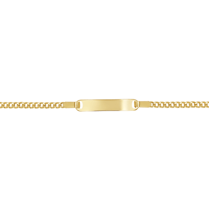 Curb ID Bracelet - Lotus Diamond