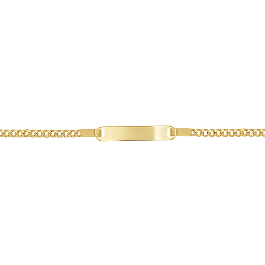 Curb ID Bracelet - Lotus Diamond