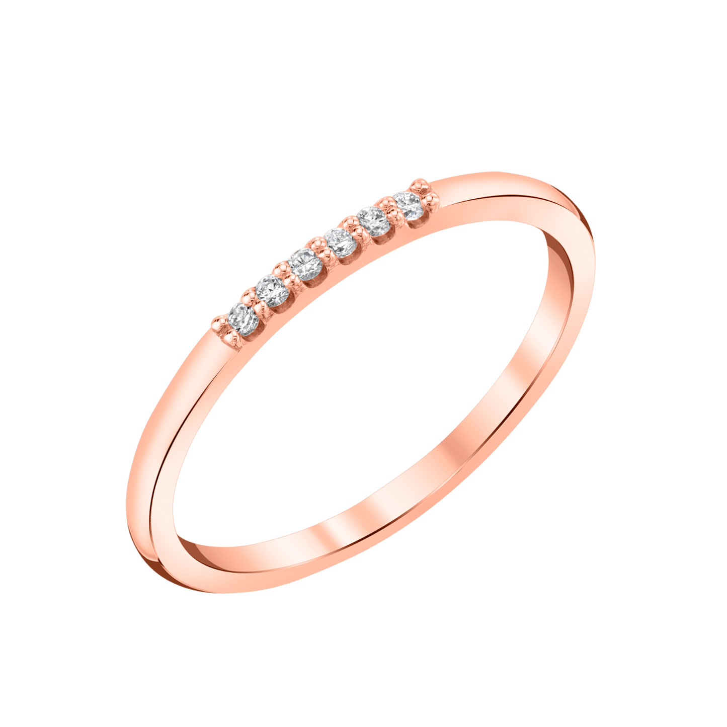Dainty Diamond Band - Lotus Diamond