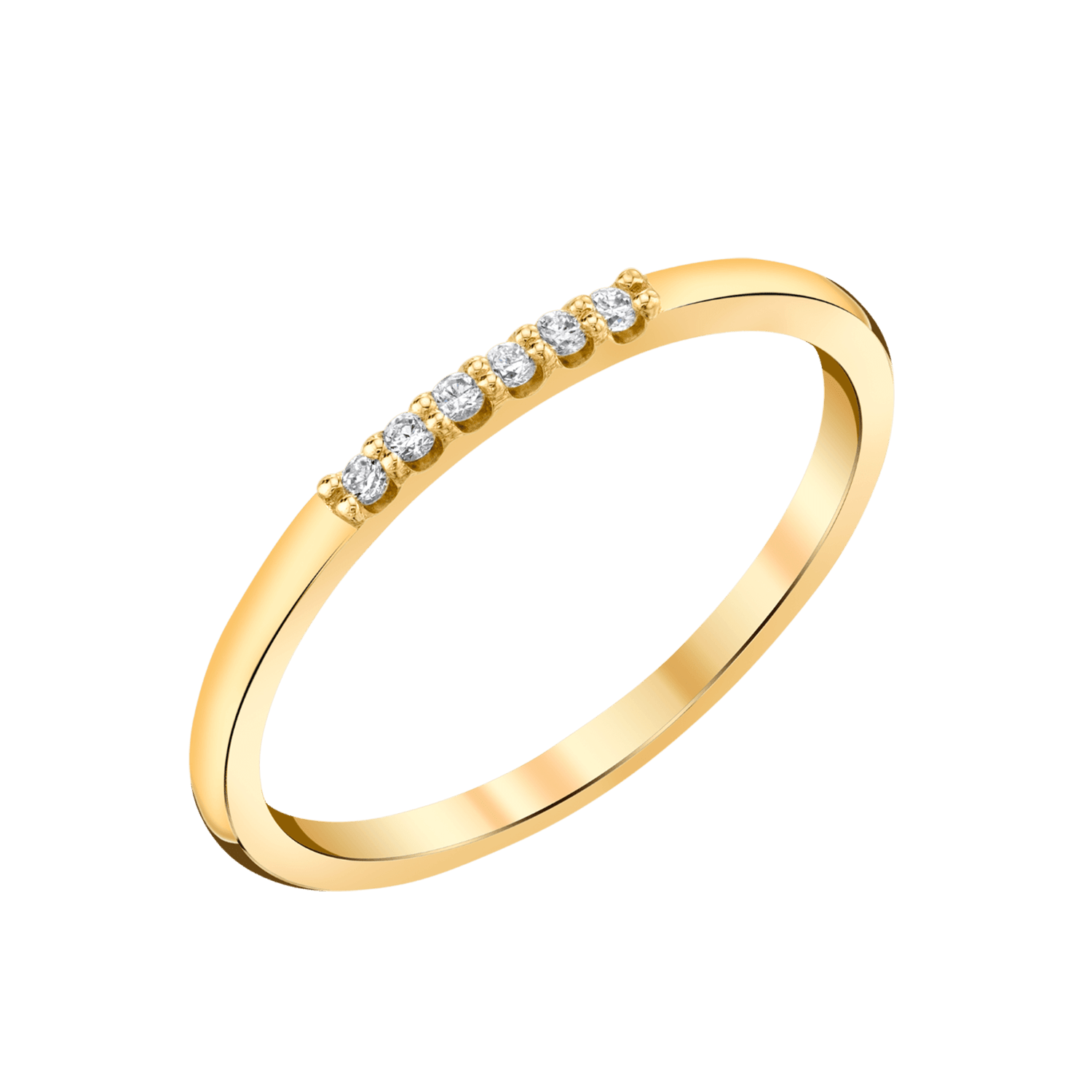 Dainty Diamond Band - Lotus Diamond