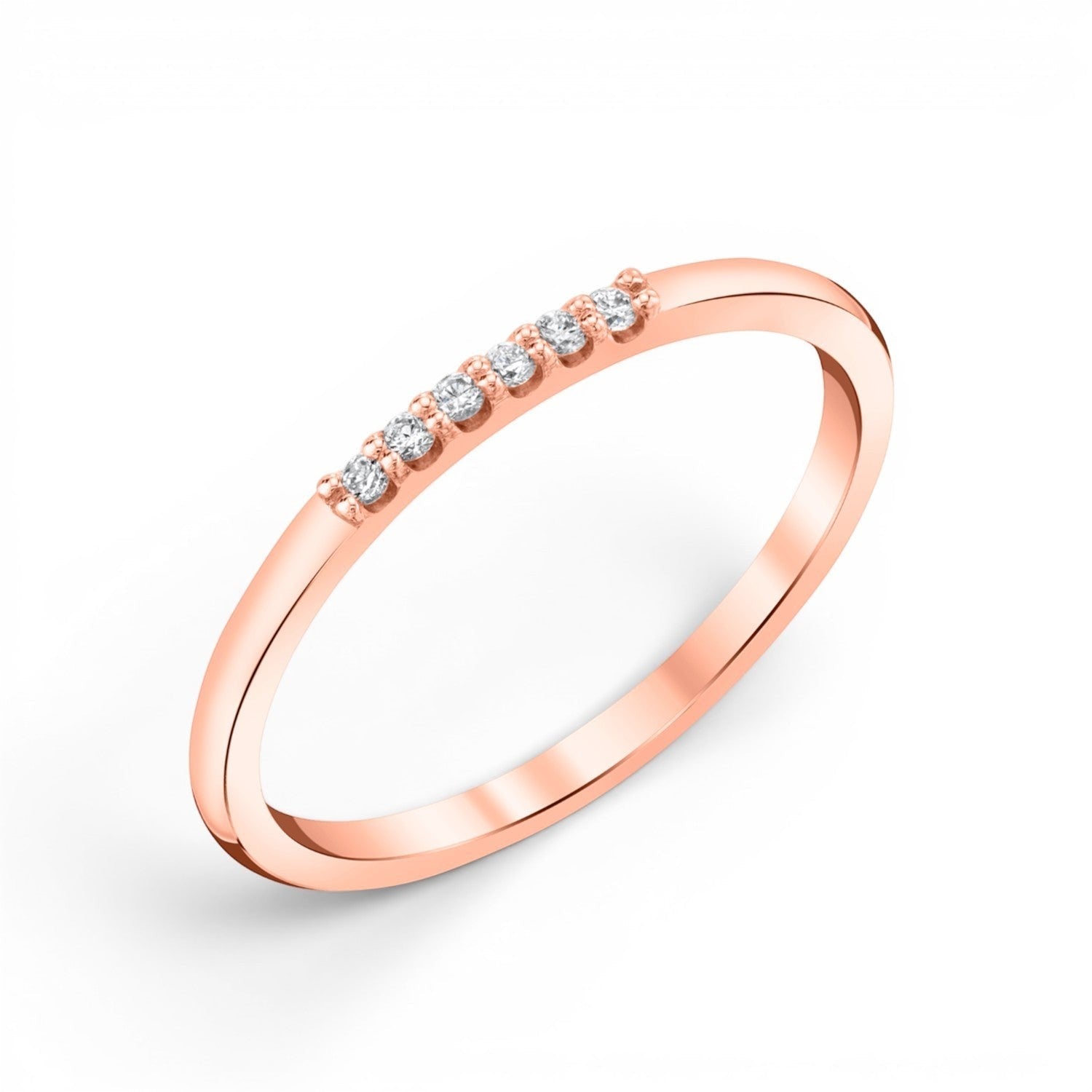 Dainty Diamond Band - Lotus Diamond