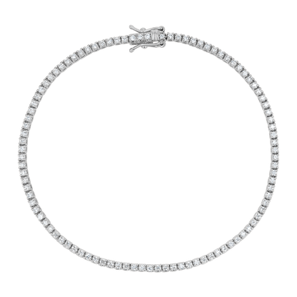 Dainty Diamond Tennis Bracelet - Lotus Diamond