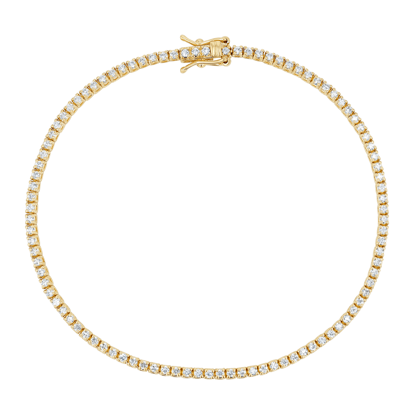 Dainty Diamond Tennis Bracelet - Lotus Diamond