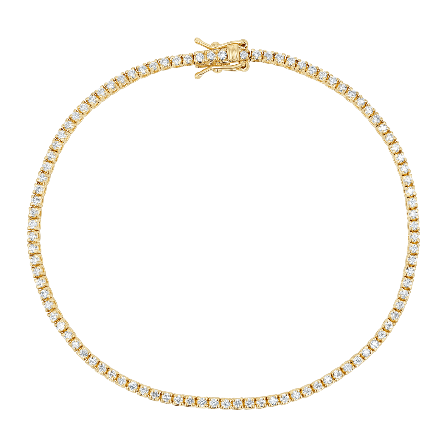 Dainty Diamond Tennis Bracelet - Lotus Diamond