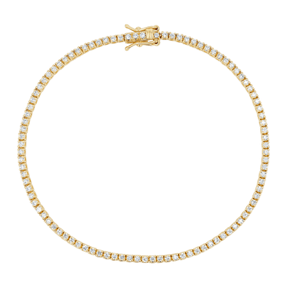 Dainty Diamond Tennis Bracelet - Lotus Diamond
