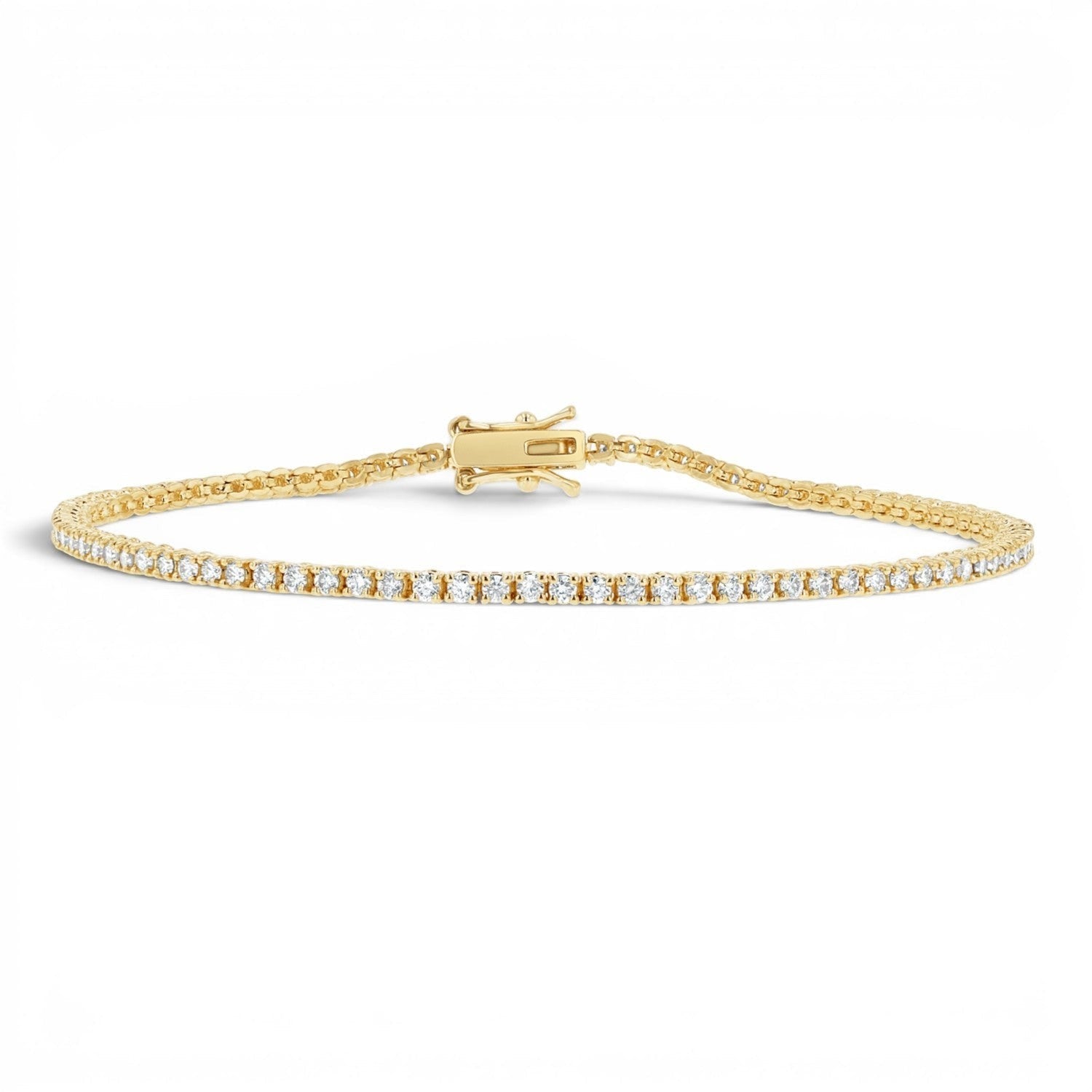 Dainty Diamond Tennis Bracelet - Lotus Diamond