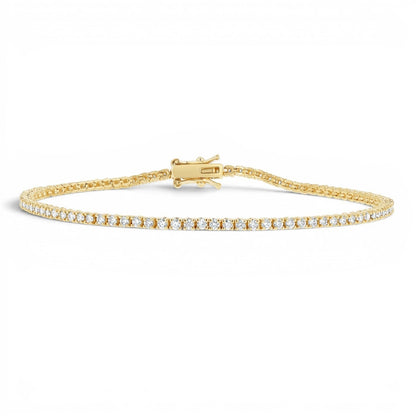 Dainty Diamond Tennis Bracelet - Lotus Diamond