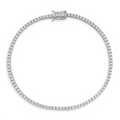 Dainty Diamond Tennis Bracelet - Lotus Diamond