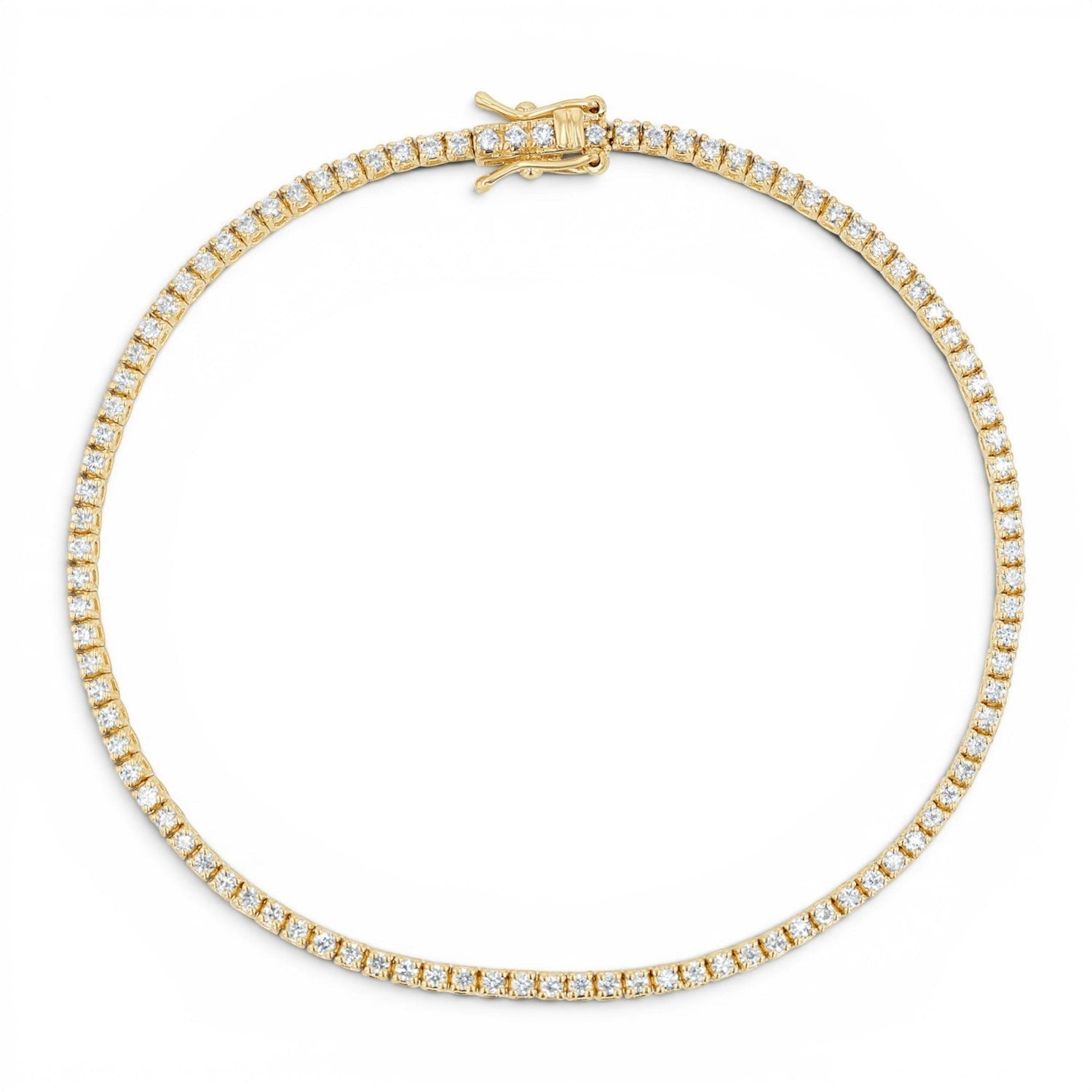 Dainty Diamond Tennis Bracelet - Lotus Diamond