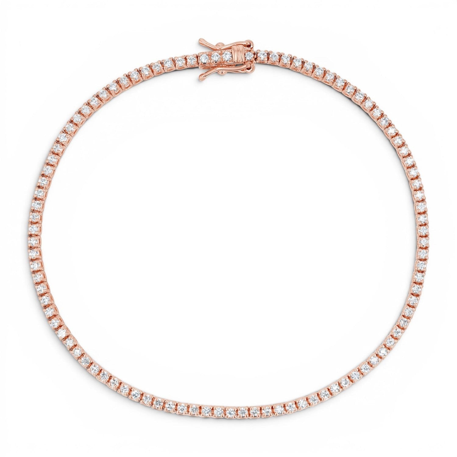 Dainty Diamond Tennis Bracelet - Lotus Diamond